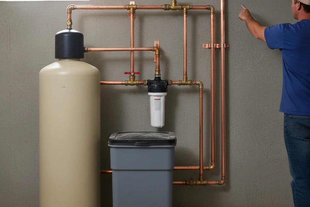Whole-house water treatment system installed in Blue Ridge
